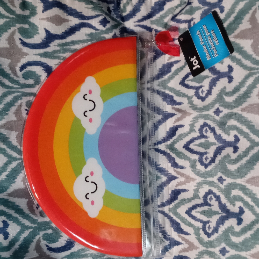 Rainbow binder pouch
